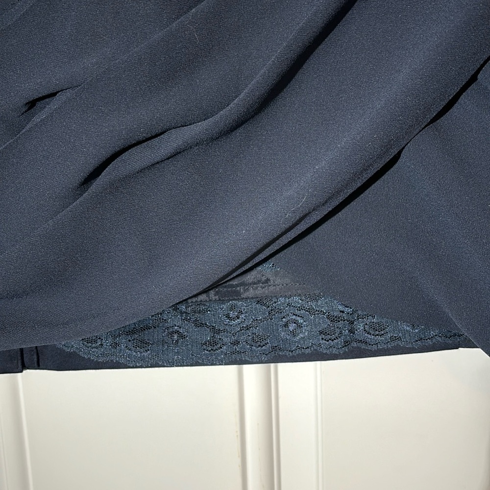 NWT Anthropology Navy Blue Lightweight Pencil Skirt, Size 10 - Picture 5 of 13
